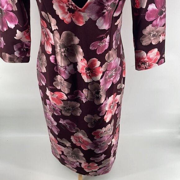 Retrolicious NWT The Lana dress floral pinks purples vintage inspired retro sz L - Picture 7 of 16